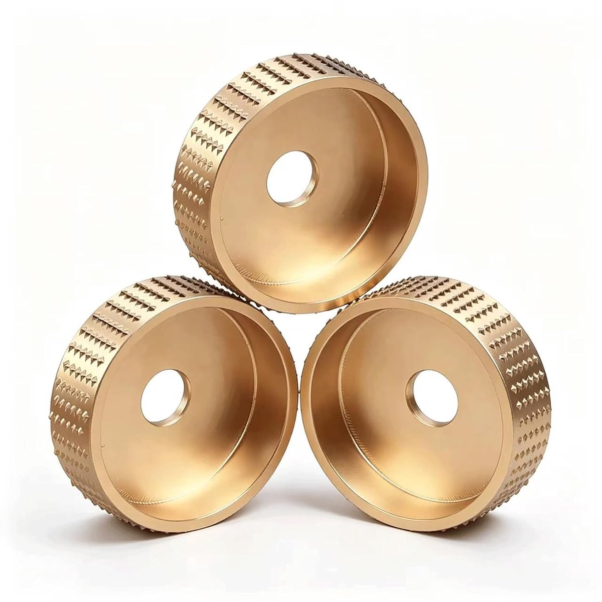 Polijstschijven Set - Houtsnijschijven Wolfraamcarbide - Hout Bewerken - Multifunctioneel Ontwerp - Set van 3 - Goud