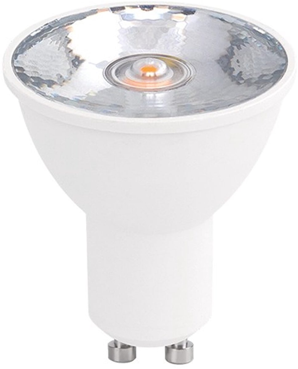 VITO FOCUS - LED Spot GU10 - 7W 560lm 4000K - Neutraal Wit Licht - Lichthoek 10° - Wit - 15.000 uur - 1 stuk