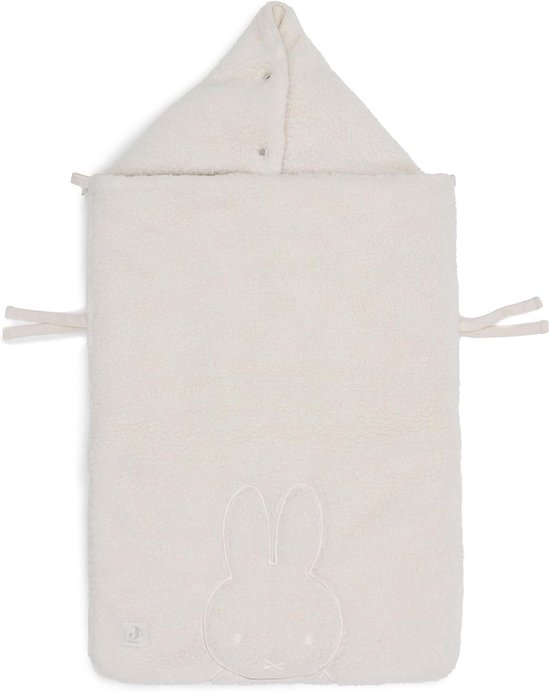 Baby Voetenzak - Muts voor kinderwagen - Warmte en comfort - Teddy voering met capuchon - 42 x 82 cm — afbeelding 2
