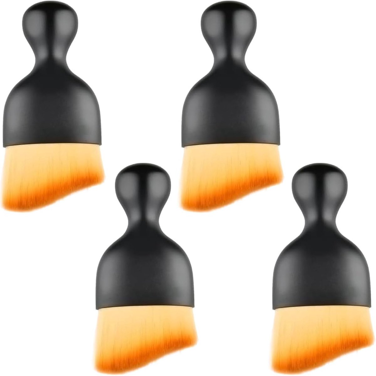 Reinigingskwast voor de auto, 4 stuks, detailingborstel, auto, stofborstel, auto-interieur, reinigingsborstels, auto-borstel, interieur, auto, stofborstel, interieur, auto