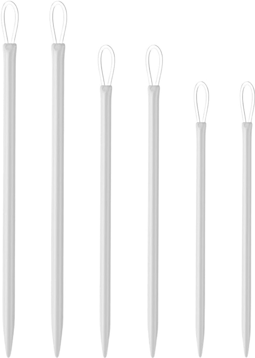6 stuks wollen naalden, stopnaalden met groot oog, wollen naald om te naaien, nylon draad stopnaalden, voor dikke wol, haken, handbreien, repareren