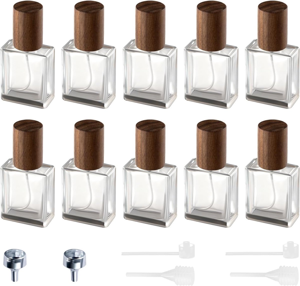 verstuiver, glazen parfum container, reisfles navulbaar, lege