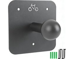 Wandhouder Fietsendrager - Fietsdrager Ophanging - Fietsdrager Opbergen - Robuust Stalen Frame - 60 kg Draaglast - Grijs