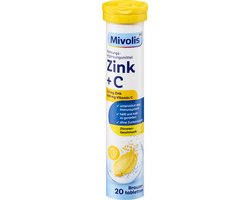 Mivolis Zink + C – 20 bruistabletten