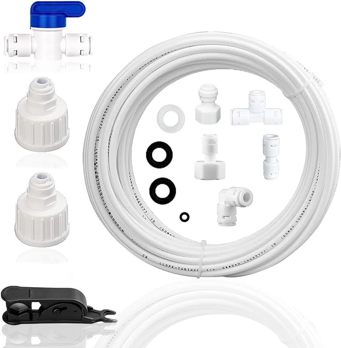 Installatiekit voor koelkasten en koelslangen - Complete set voor wateraansluiting en leidingen