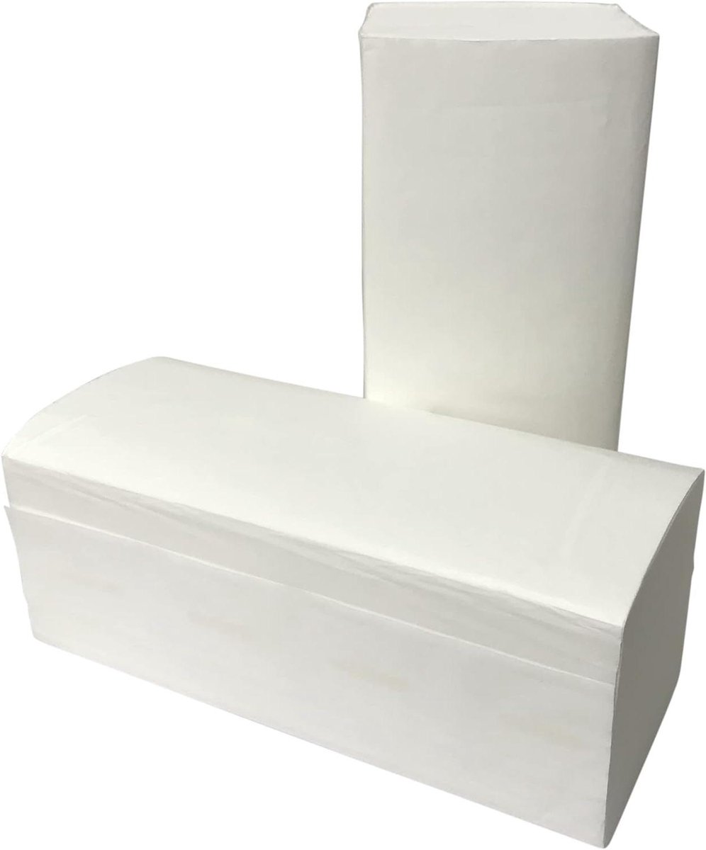 Papieren handdoeken - Z-vouw doeken - Hygiënisch handen drogen - Hoge absorptie - 3200 stuks - Wit