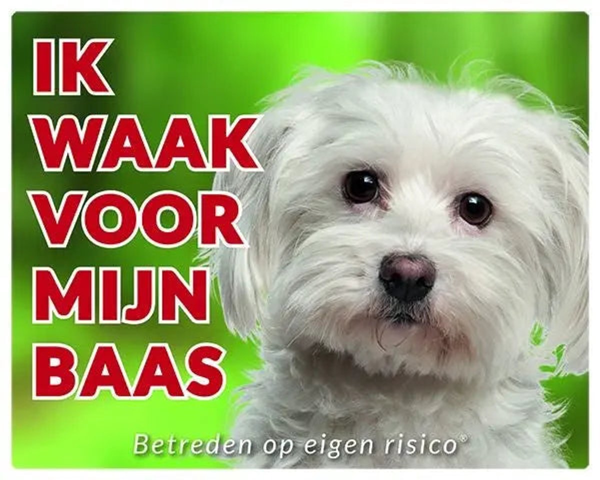 Bol.com Malteser Waakbord - Ik waak voor mijn baas aanbieding
