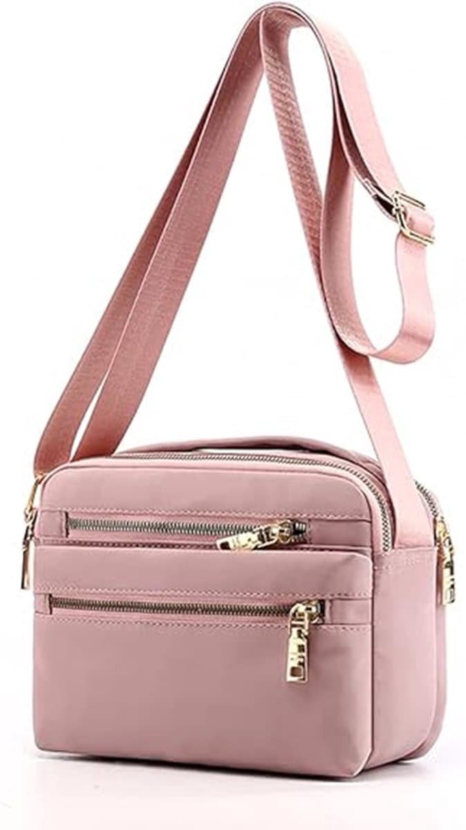 Handtassen - Schoudertassen - Damestassen met rits - Dames crossbodytassen - Meisjestassen, schooltassen, reistassen, rugzakken voor dagelijks gebruik - Roze