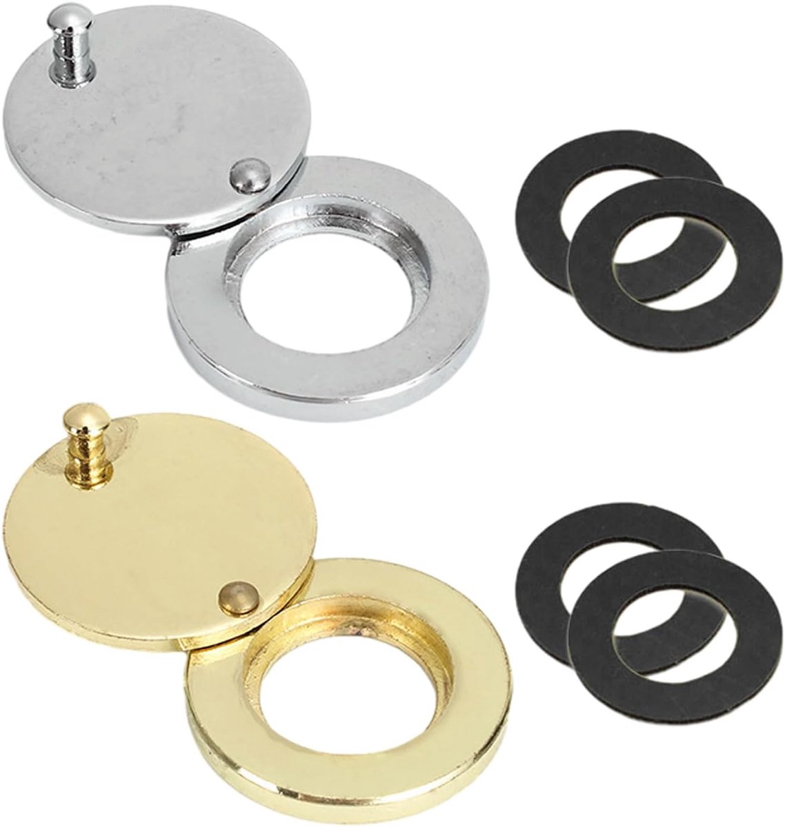 2 stuks deurspion-blok, deurspion-afdekking, deurspion, groothoek-deurspion met zichtbescherming, veiligheids-deurspion voor de veiligheid thuis (goud, zilver)