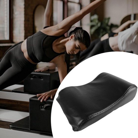 Yoga Bolster Kussen - Pilates Ondersteuning - Oefening en Herstel - Antislip PU Leer - 25 cm Basis - Basis Model — afbeelding 3
