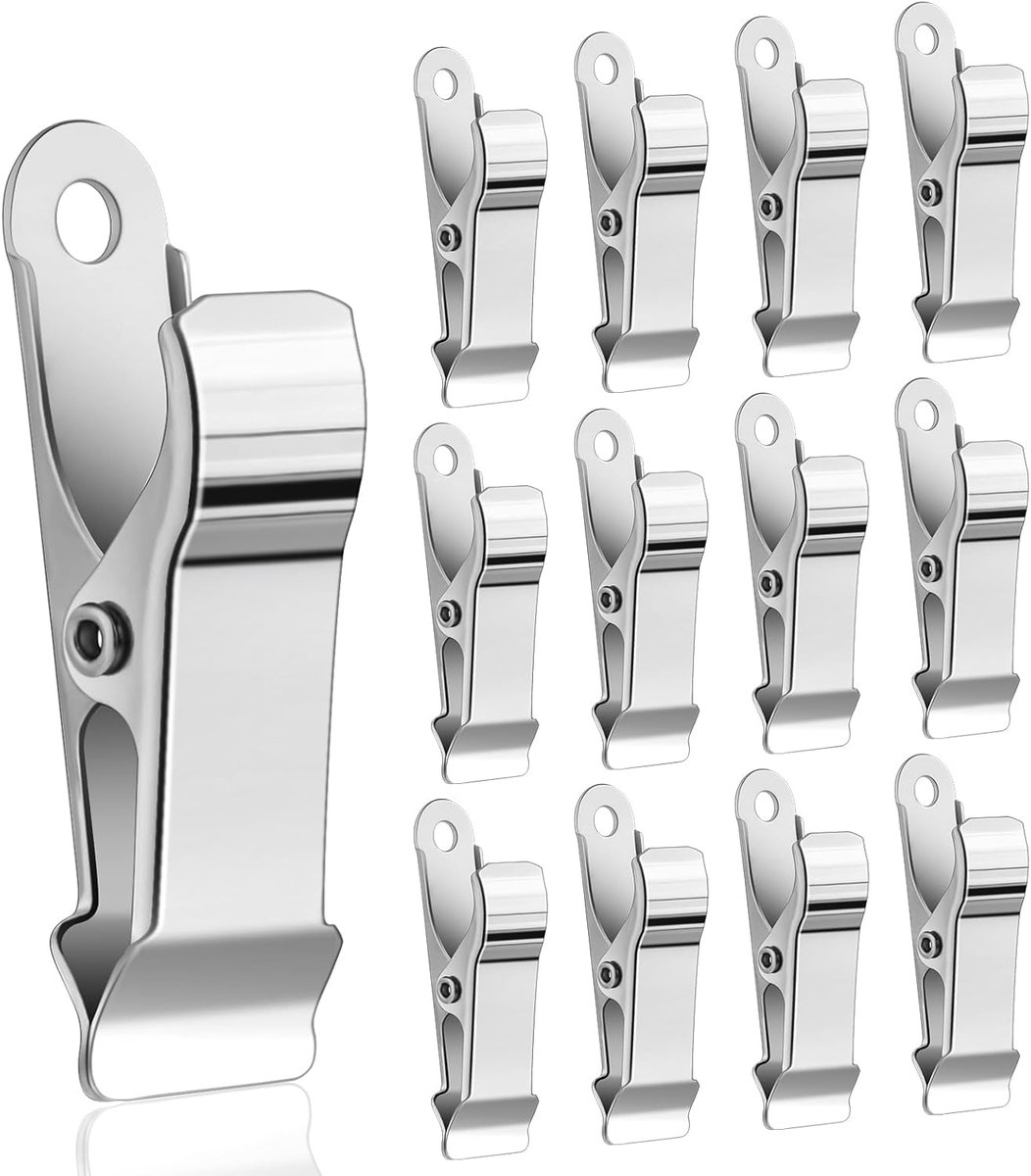 klemmen, 12 stuks krokodillenklemmen, 1,3 cm breed, veerklemmen, klein, antislip, gordijnklem, zilver, mini-wasknijpers voor foto's, gordijnen, kleding, snacks, knutselwerk