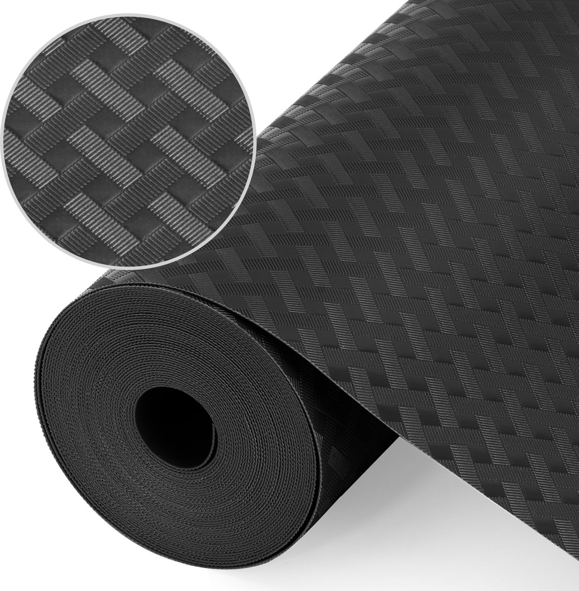 Niet Klevend EVA-Materiaal Coating voor Laden, Koelkast, Keuken, Planken (Zwart/30cm x 300cm)