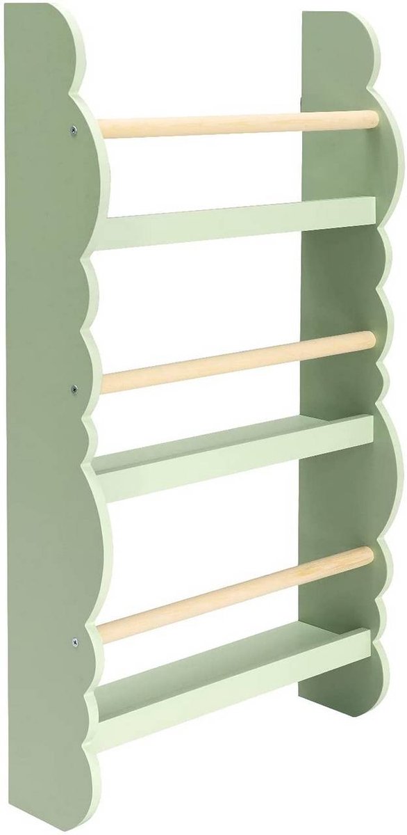 SureDeal® - Kinderboekenkast - Wandplank grenenhout MDF - Planken