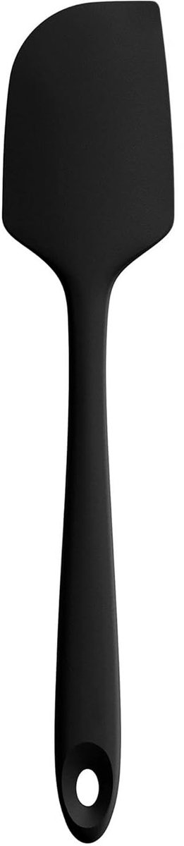 Siliconen lepel voor koken, 315 °C, hittebestendig, grote siliconen lepel, spatel, 29 cm, flexibele deegschraper met nylon kern, vaatwasmachinebestendig keukengerei voor het mengen en roeren