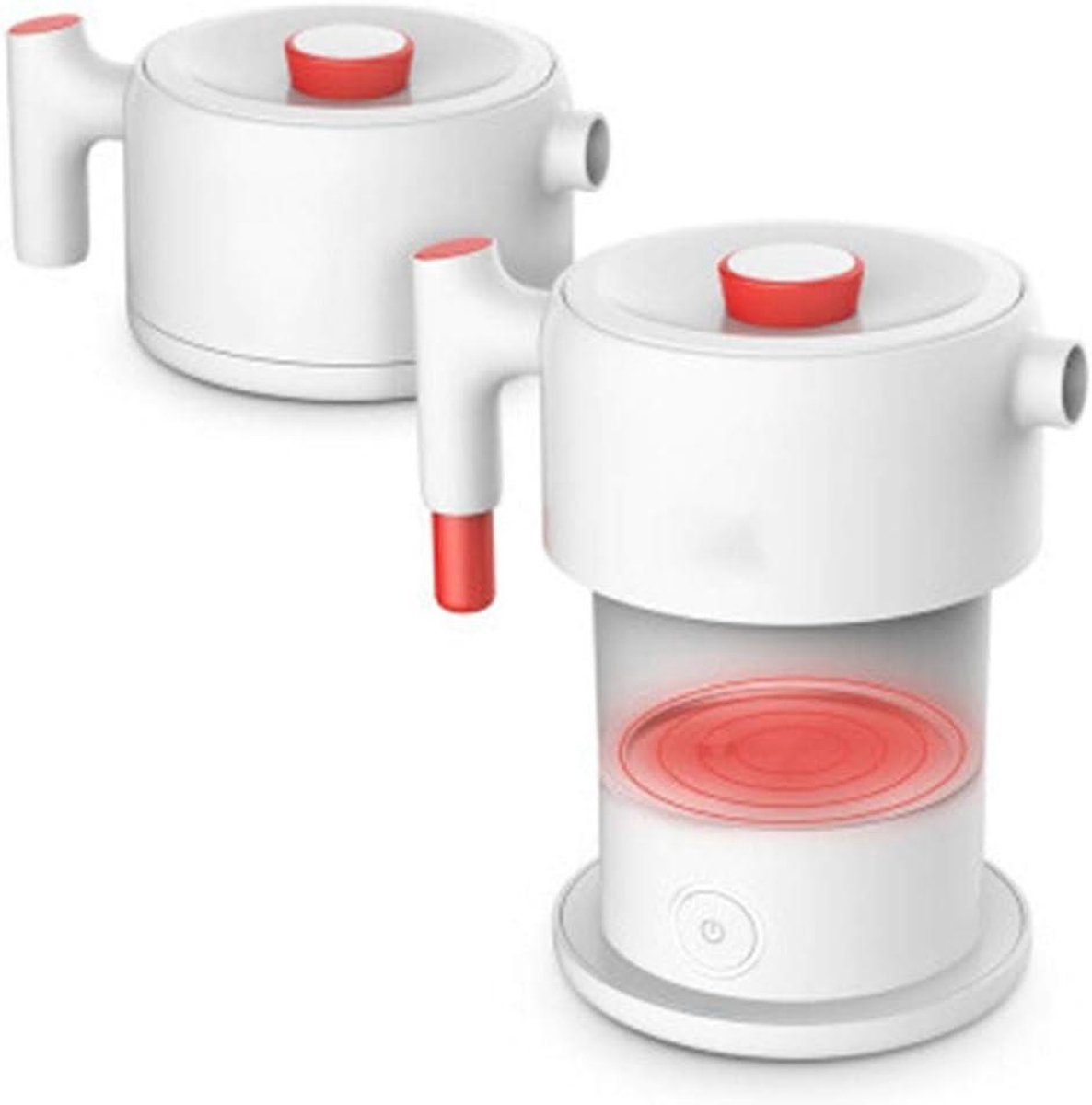 Opvouwbare Waterkoker - Draagbare Koker - Reizen en Kamperen - Food Grade Siliconen - 6 Liter - Wit