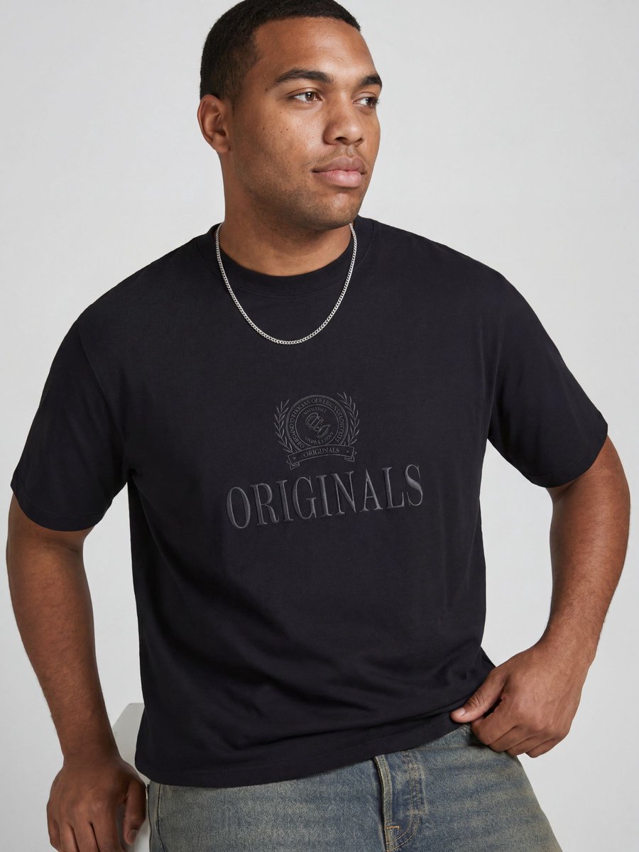 Jack & Jones Plus T-shirts Plus Size Tekst T-shirts