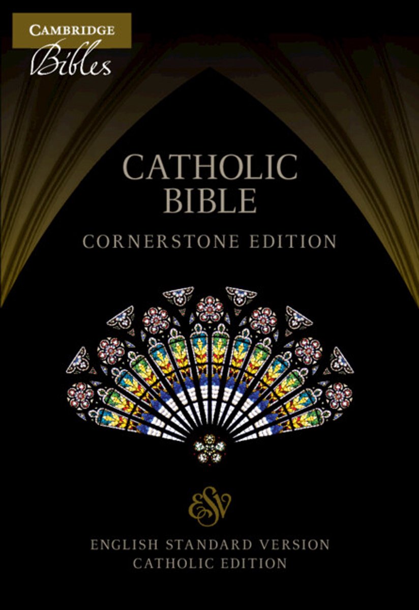 Esv-Ce Catholic Bible, Cornerstone Edition, Black Imitation Leather, ESC662, T