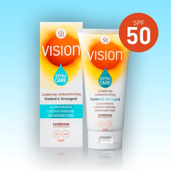 Vision Extra Care SPF 50 - Zonnebrand - Factor 50 - 180 ml