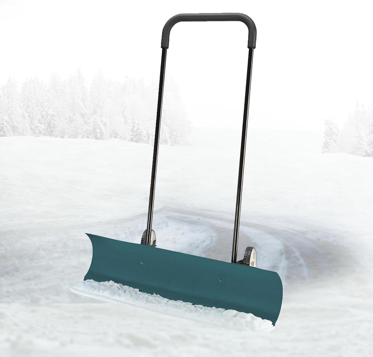 Sneeuwschuiver Heavy Duty - Sneeuwploeg Schop - Sneeuw Ruimen - 965mm Brede Schep - Lange Steel - Staal