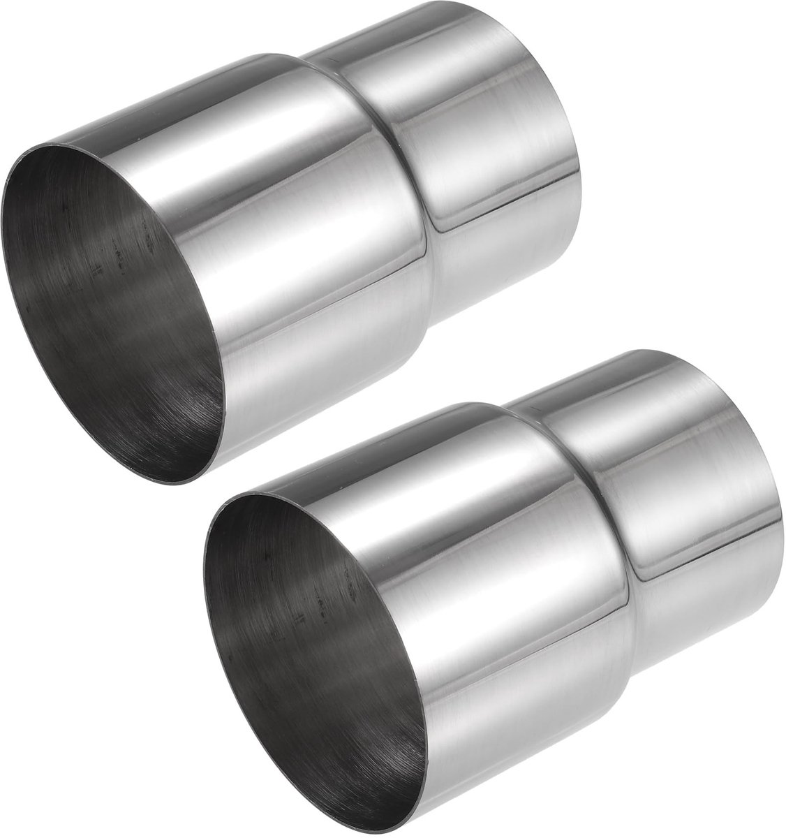 Dailygoods - Universele Uitlaatpijp Adapter Connector, 2 Stuks