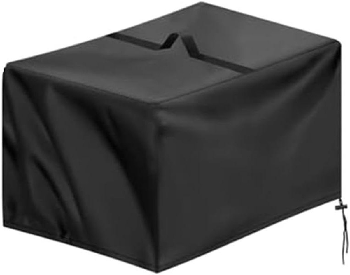 Frituurstofhoes - Airfryer beschermhoes - Apparaat beschermen - Olie- en stofbestendig - 39.6 x 49.8 x 39.6 cm - Zwart