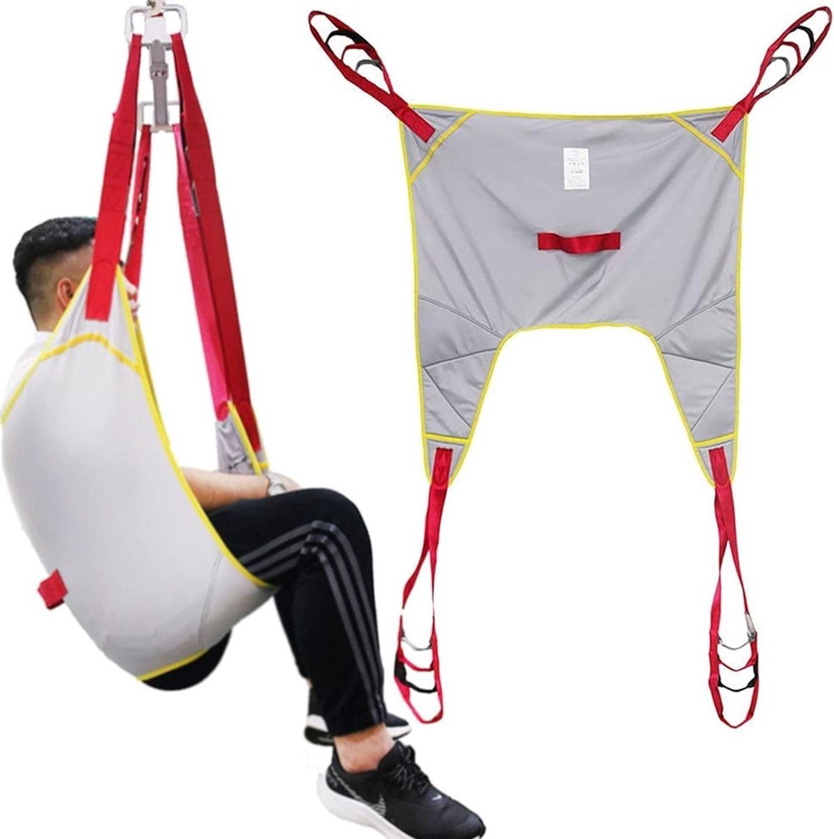 Patiënt Tilband - Transfer Hulp - Veilig Verplaatsen - Mesh Ademend Ontwerp - 230 kg Draagkracht - Grijs