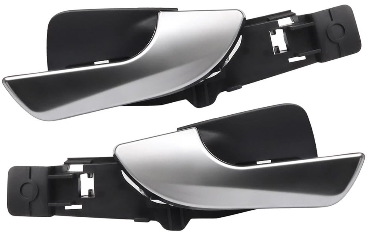 Dailygoods- Deurklink Chrome - Deurklink Intern - Handvat Auto - Voor Alfa Romeo Giulietta - Onderdeelnummers 156092165/156092167 - Hoogwaardige Kwaliteit