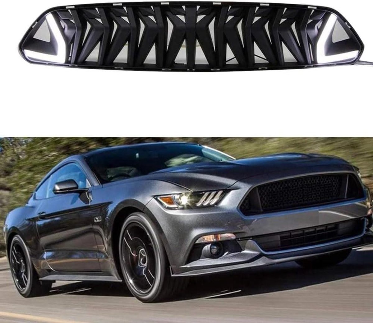 Auto Radiator Roosters - Voor Grille - Voertuig Beschermen - Goede Luchtinlaat - 10 millimeter - Zwart
