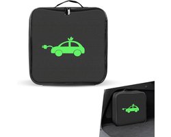VHV - Laadkabel tas - EV kabel tas - Opbergtas auto - Waterbestendig - Met handvat - Voor elektrische auto - Voor in de kofferbak - 32cm - Zwart