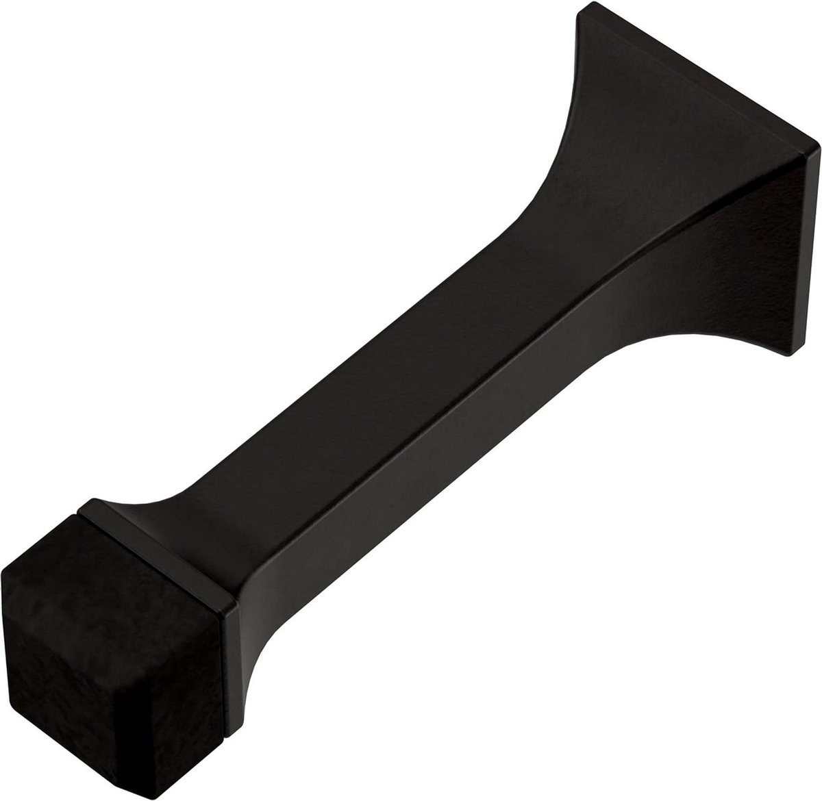 Deurstopper Set - Muurbeveiliging - Deuren Beschermen - Stevig Materiaal - 76 mm - Mat Zwart