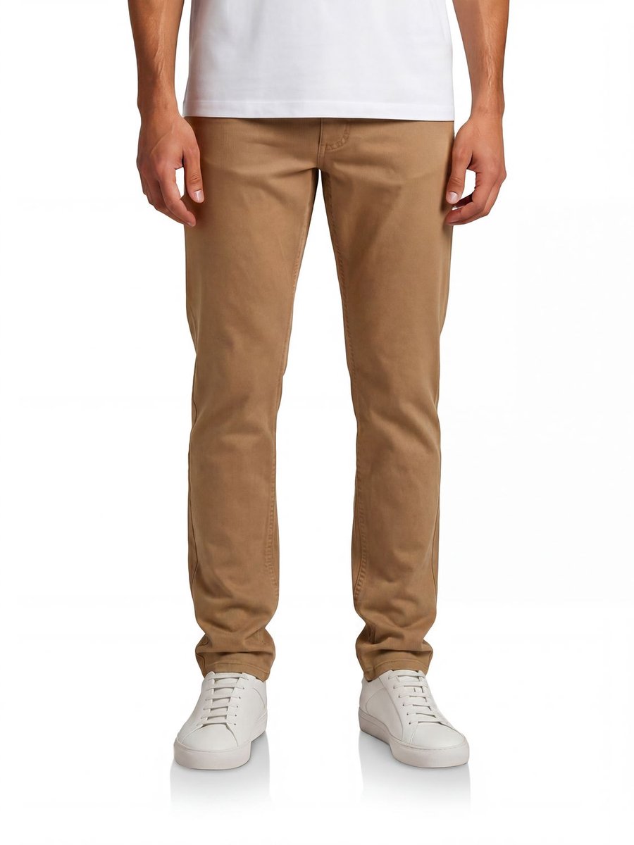 Mustang Heren Jeans Broeken Tramper regular/straight Fit Bruin Volwassenen