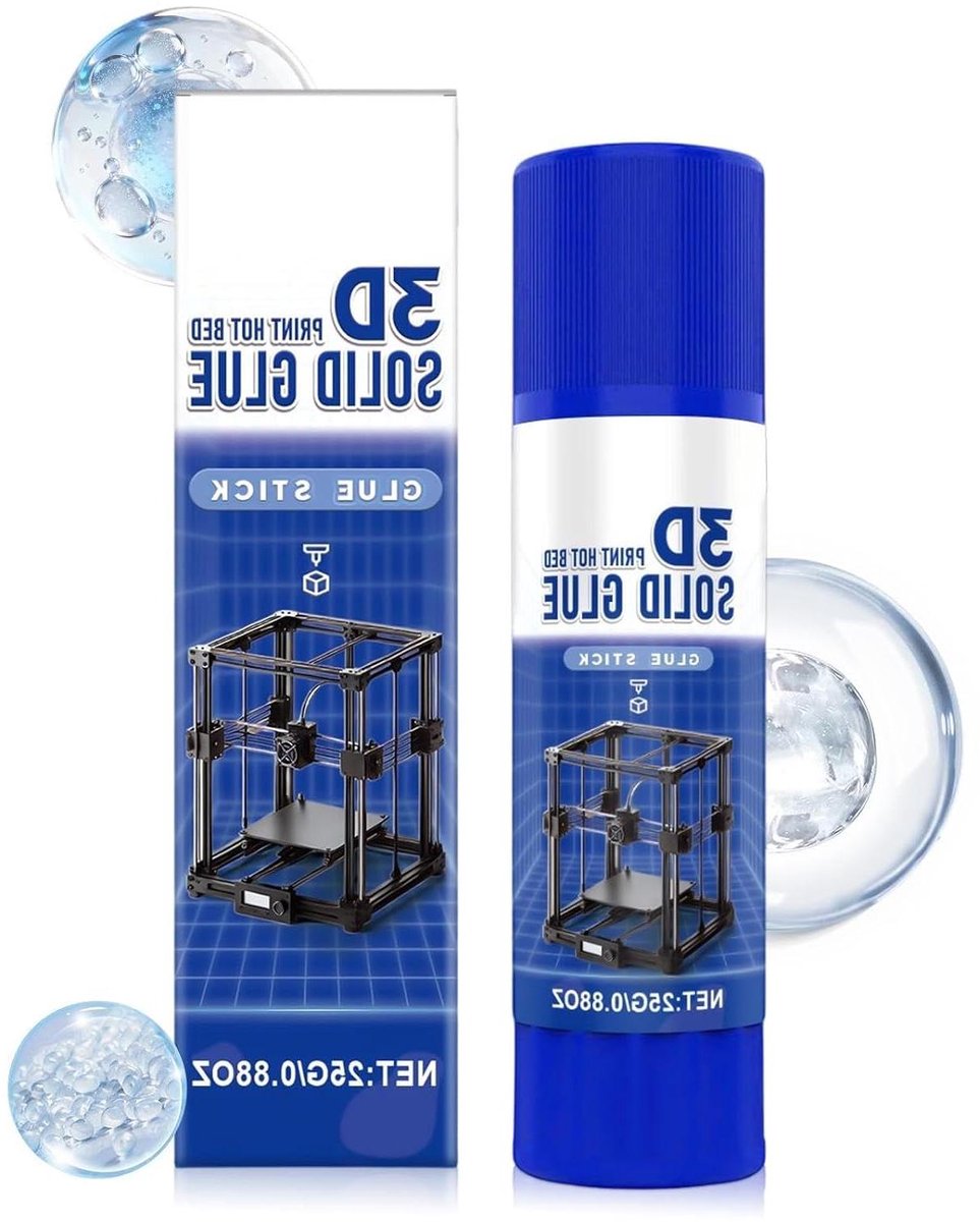 3D Printer Lijm - Print Bed Lijm - Glad Printen - Voorkomt Kromtrekken - 25g - Blauw