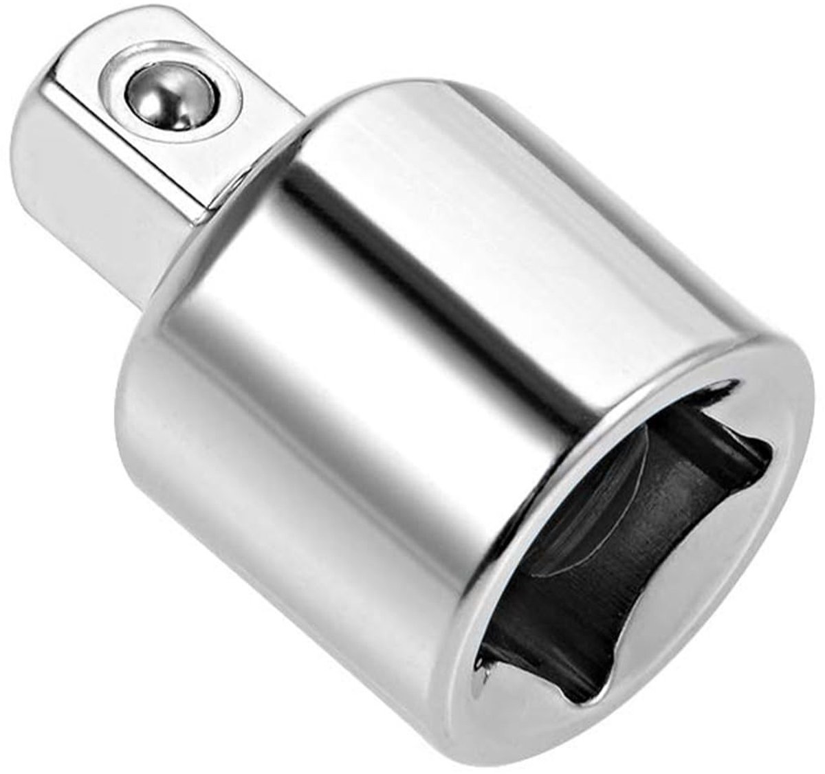 Dailygoods - 3/8 Inch (F) naar 1/4 Inch (M) Socket Adapter met Kogelsluiter