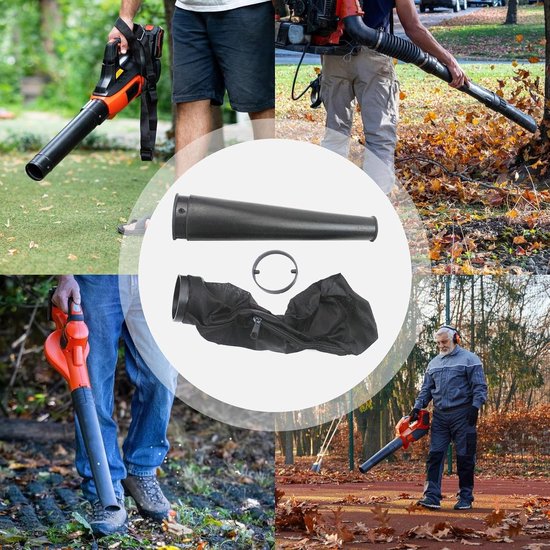 Compacte Batterijblazer - Draagbare Luchtbooster - Tuinonderhoud - Lichtgewicht Design - 23.3 x 16.6 x 7.3 cm - Zwart — afbeelding 3