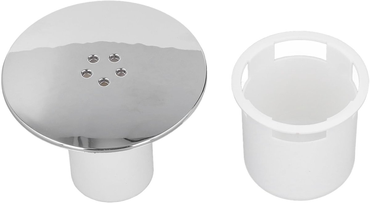 Dailygoods- Doucheafvoerzeef Kunststof - Afvoerplug - Afvoerstop - Haarvanger - Afvoerzeef Douche - Eenvoudig schoon te maken