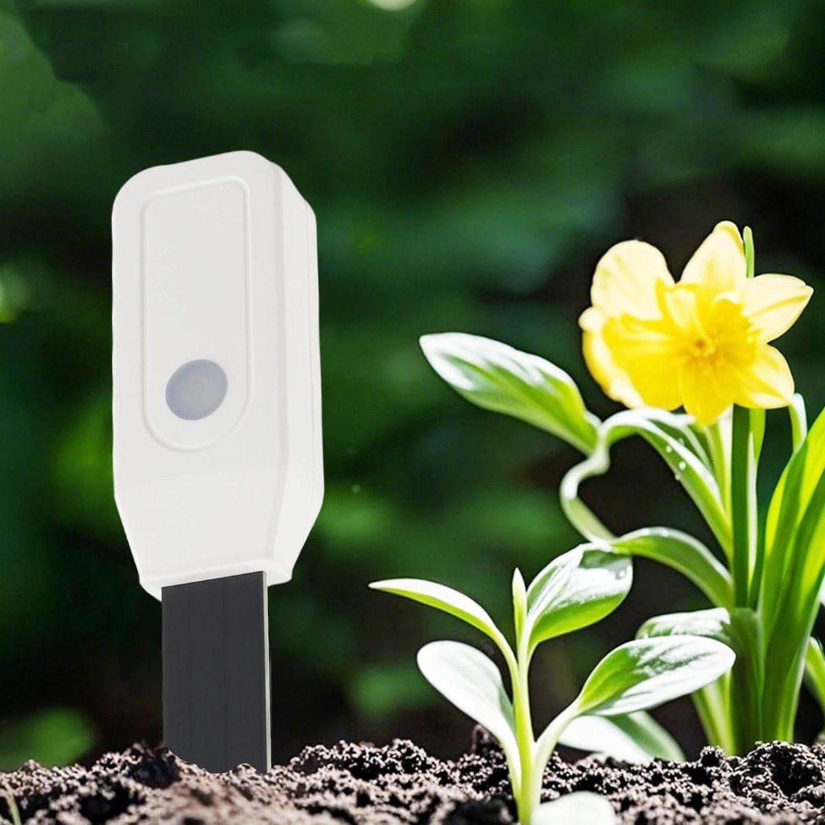 Digitale Plant Monitor - Bodem Sensor - Planten Verzorgen - Real-time Meting - 18 cm - Wit