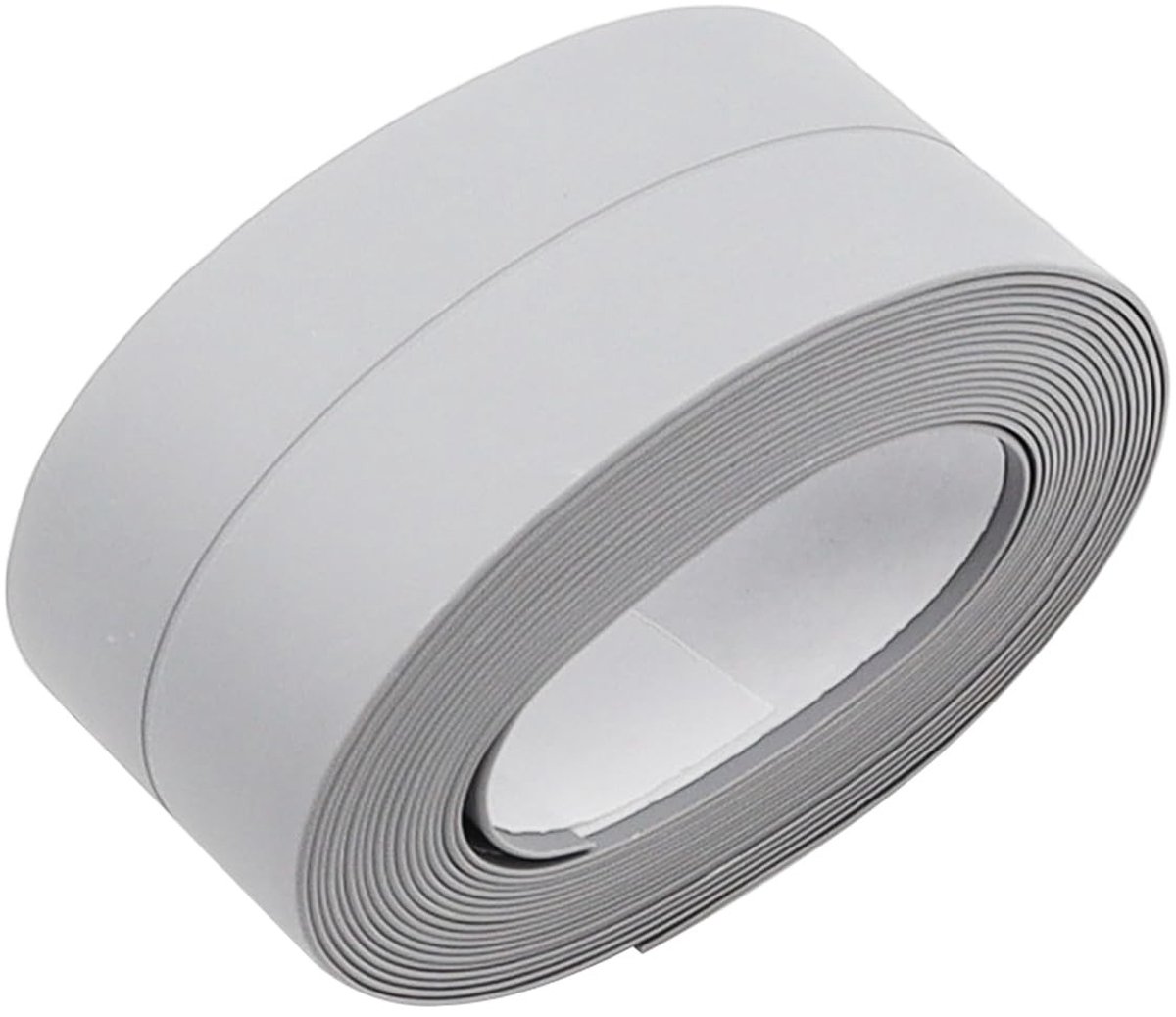 Dailygoods - Waterdichte Sealing Tape - PVC Tape voor Badkamer - Schimmelbestendig - Grijs - Meerdere toepassingen - Eenvoudig aan te brengen - Perfec...