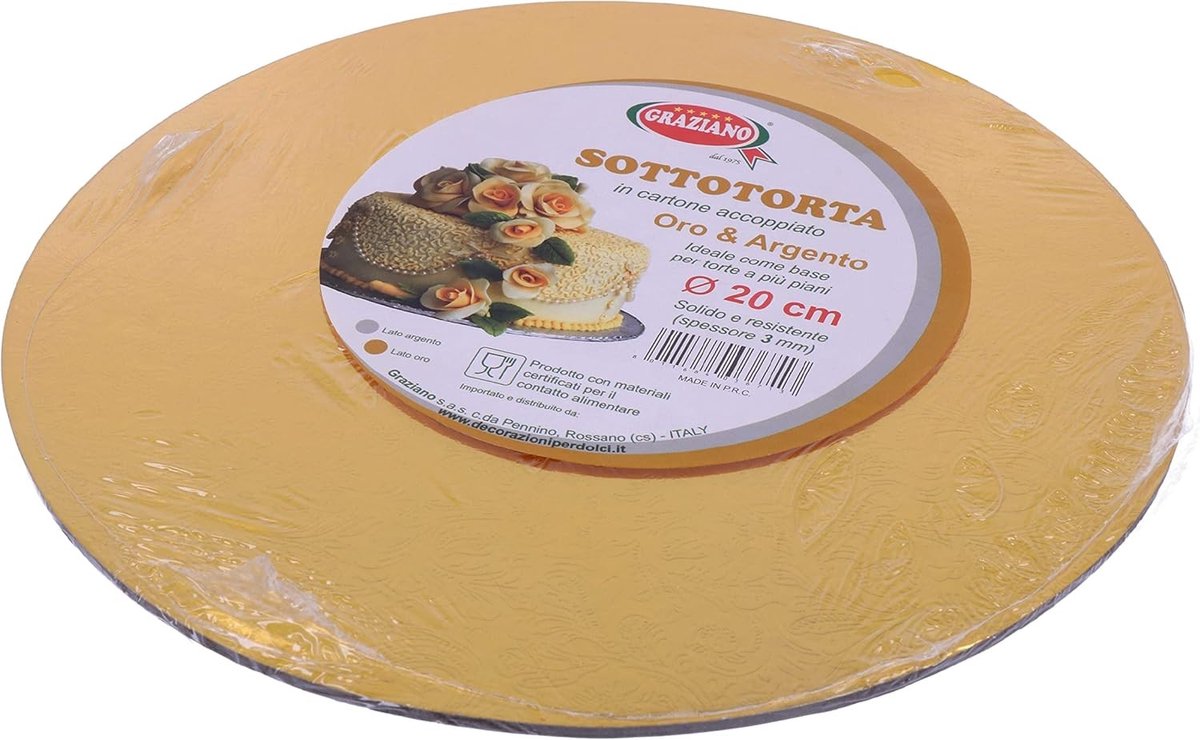 Taartbord - Goud/Zilver - Robuust en Duurzaam - Ideaal voor Meerdere Verdieningen - Voor Taartliefhebbers