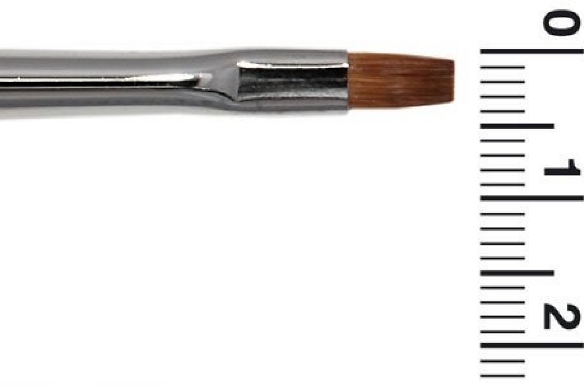 Grimas - Schminkpenseel - Plat - Marterhaar - M4