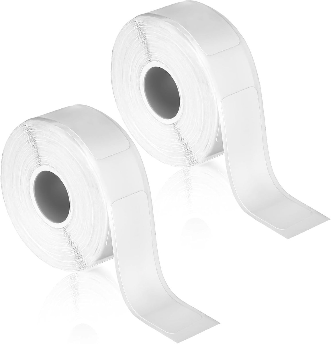 Labels voor Phomemo D30/D32/D35/Q30/Q30S/Q31 - 2 Rollen Thermische Etiketten, 14x40mm, Ideaal voor Thuis, Kantoor en School, 160 Stuks per Rol, Wit