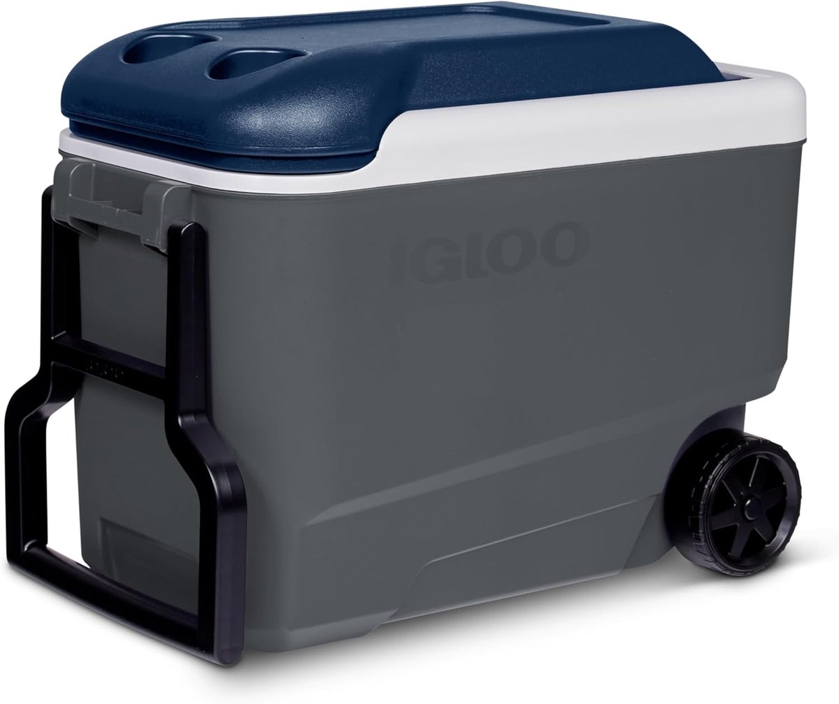 Thijox - Maxcold Roller Koelbox 40L - Stevige Koelbox met Wielen voor Camping & Outdoor