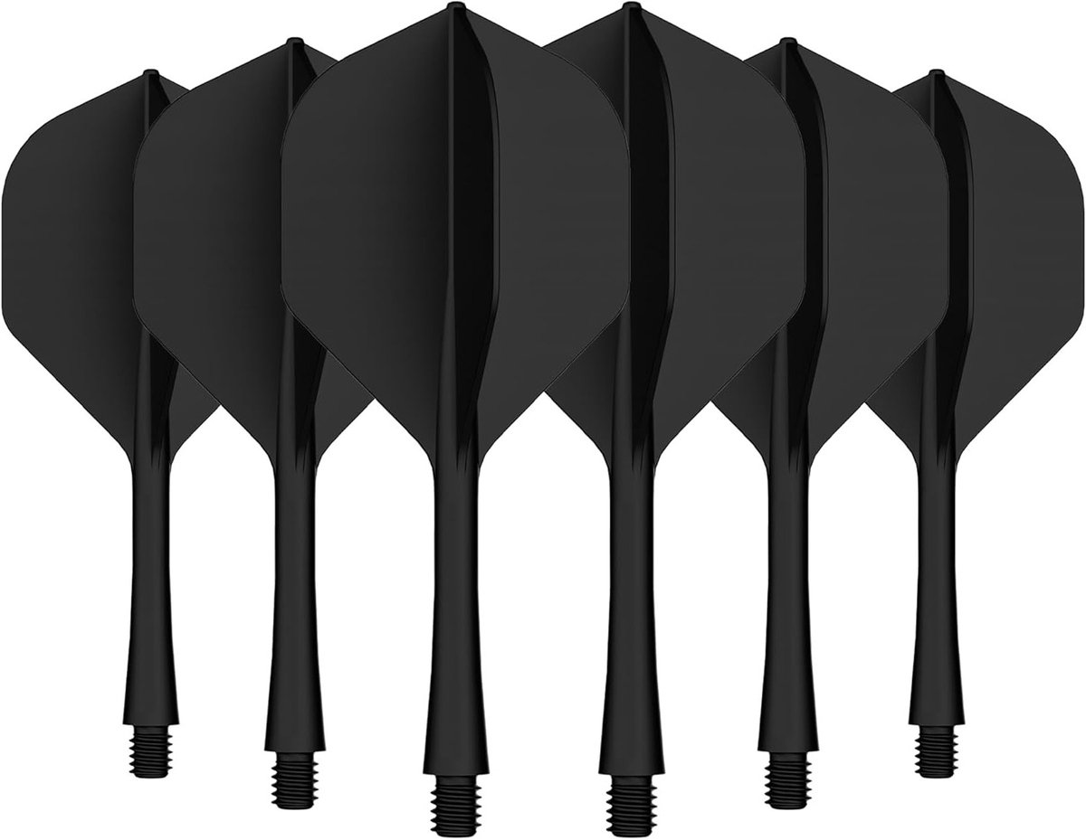 Geïntegreerde Dart Flights en Schachten - 6 Stuks, 2BA Draad voor Verbeterde Duurzaamheid en Precisie, Perfect voor Dartspelers