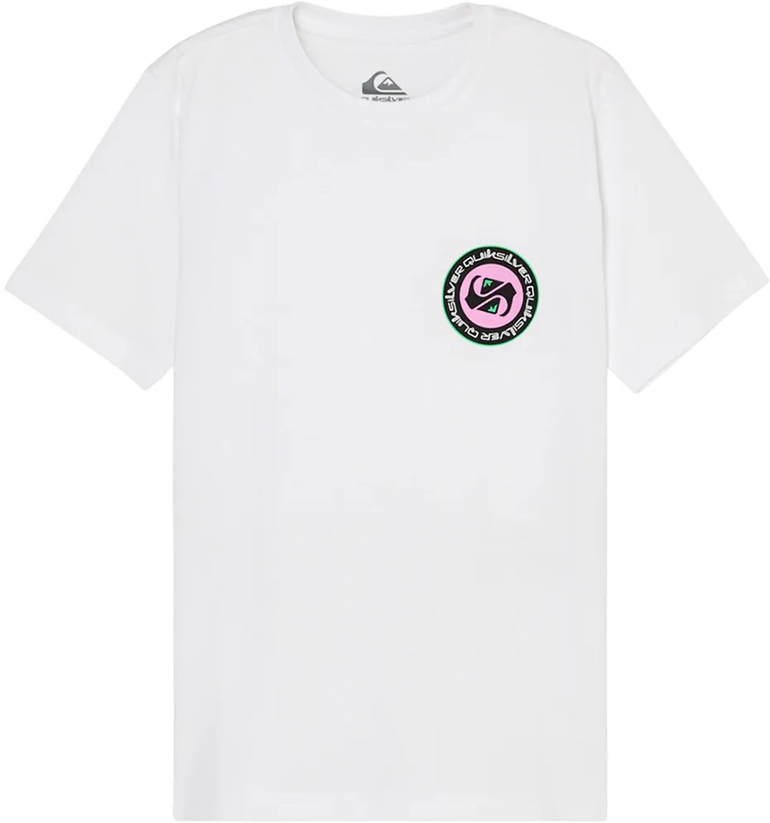 Quiksilver Evo Duality T-shirt Met Korte Mouwen 14 Years Jongen Wit