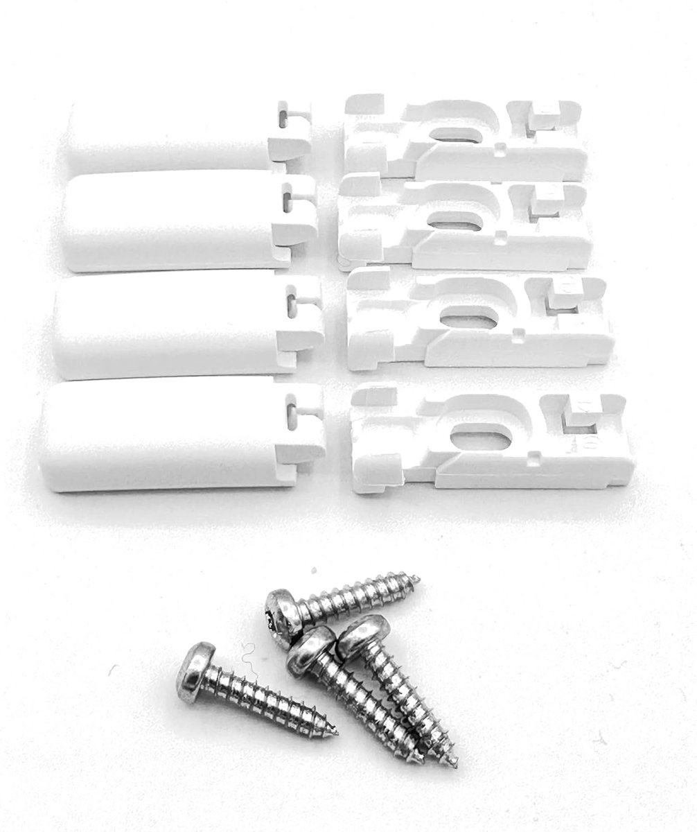 Faltstores – Choice of colours: White – Up to 120 x 180 cm – Cosi Flor Pleated curtains – Models VS2 + VS1 - ShopVlot