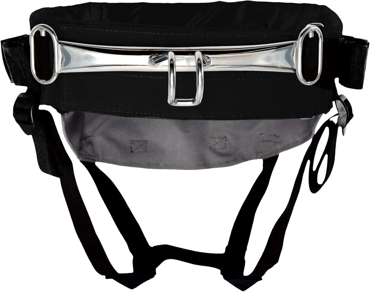 Wolkenstürmer Universal Trapezoid (Black) for Harness Fix - Universal Size S-XL - Trapezoidal Unisex Kite Harness - ShopVlot