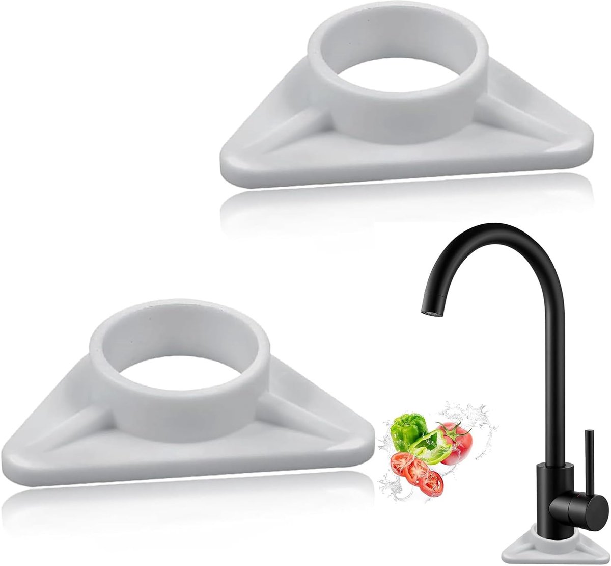 Plastic stabilisator voor kranen - versterking voor spoelbakken - vermindert beweging en schokken - ShopVlot