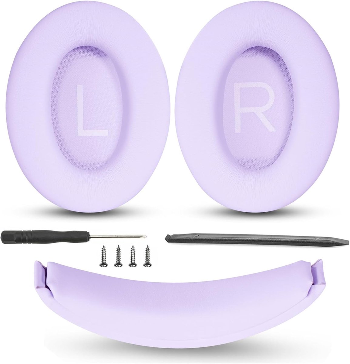 Upgraded Headband Ear Pads Kit Replacement Ear Pads Pillow Compatible with Bose QuietComfort 45 QC45 35 QC35 QC35 II - ShopVlot