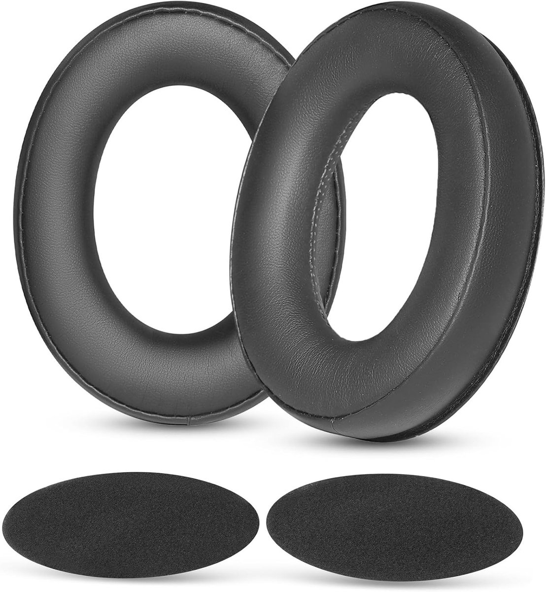 Ear Pads Replacement Compatible with Sennheiser HD620S Headphones Ear Pads Ear Pads Protein Leather Memory Foam Black - ShopVlot