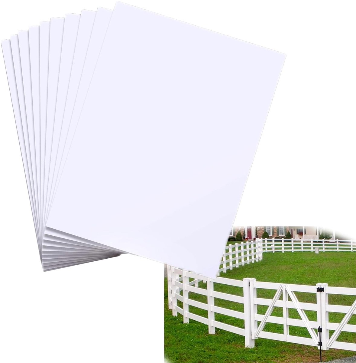 DHER 10 stuks PVC zelfklevende wandreparatiestickers, wit pvc, wandreparatiepatches, zelfklevend, waterdichte - ShopVlot