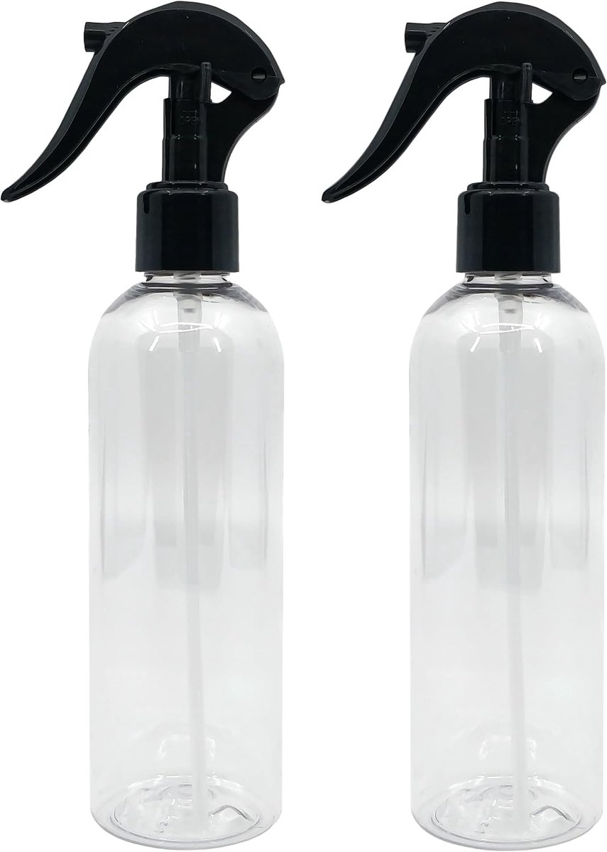 Spuitfles 250 ml - Doorzichtig - Chemisch bestendig - Ideaal voor schoonmaak en planten - ShopVlot